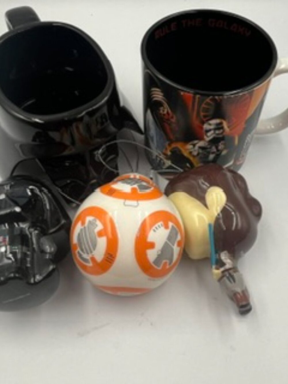 Star Wars Set Of 3 Christmas Ornaments & 2 Coffee Mugs